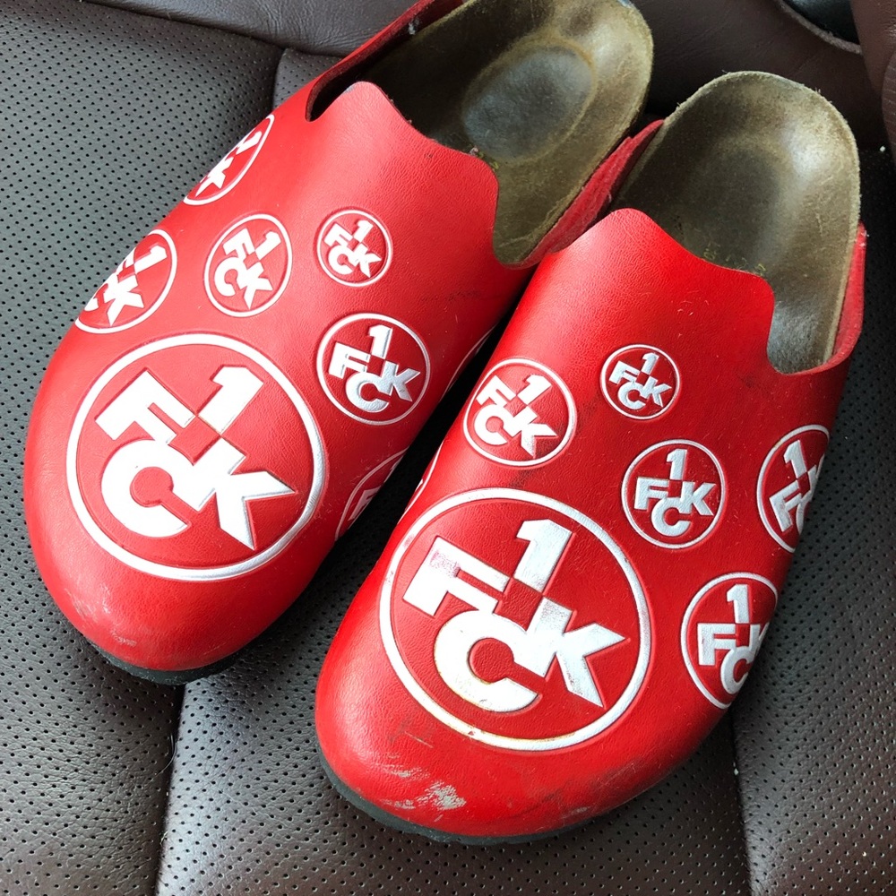 1fc kaiserslautern Birkenstock Berkis size 7.5